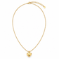 Rovenzaa Gold-Tone Heart Pendant Necklace