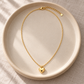 Rovenzaa Gold-Tone Heart Pendant Necklace