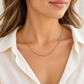Rovenzaa Gold-Tone Oval Link Chain Necklace