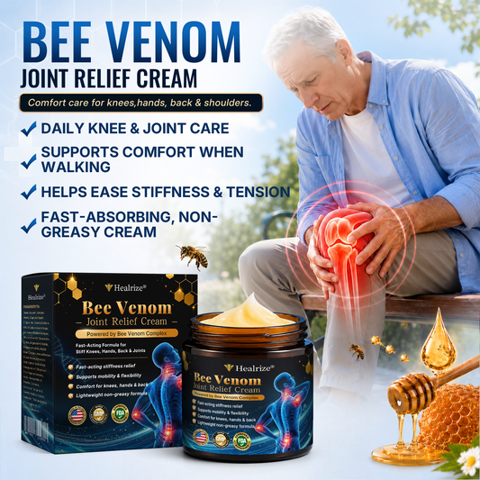 🎁Healrize® Bee Venom Joint Relief Cream 💞Fast-Acting Comfort for Stiff Knees, Hands, Back & Everyday Joint Discomfort.