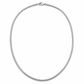 Rovenzaa Silver-Tone Snake Chain Necklace