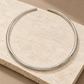 Rovenzaa Silver-Tone Open Collar Necklace