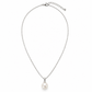 Rovenzaa Silver-Tone Pearl-Look Pendant Necklace