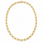 Rovenzaa Gold-Tone Paperclip Chain Necklace
