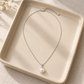 Rovenzaa Silver-Tone Pearl-Look Pendant Necklace