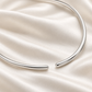 Rovenzaa Silver-Tone Open Collar Necklace