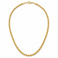 Rovenzaa Gold-Tone Rope Chain Necklace