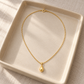 Rovenzaa Gold-Tone Teardrop Pendant Necklace