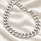 Rovenzaa Silver-Tone Curb Chain Necklace