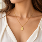 Rovenzaa Gold-Tone Oval Disc Pendant Necklace