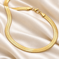 Rovenzaa Gold-Tone Herringbone Chain Necklace