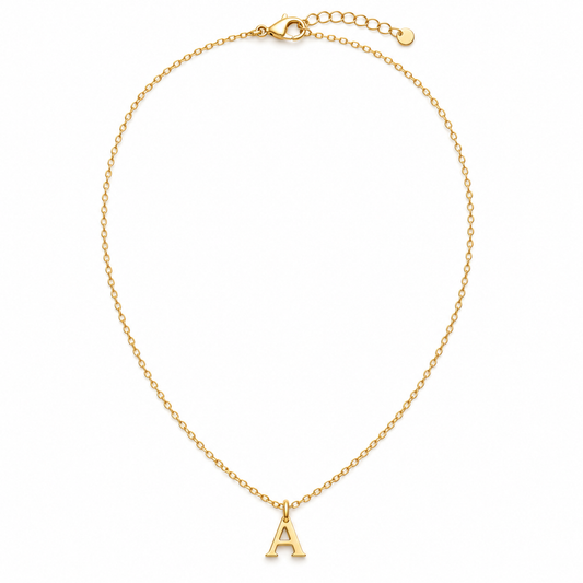 Rovenzaa Gold-Tone Letter A Pendant Necklace